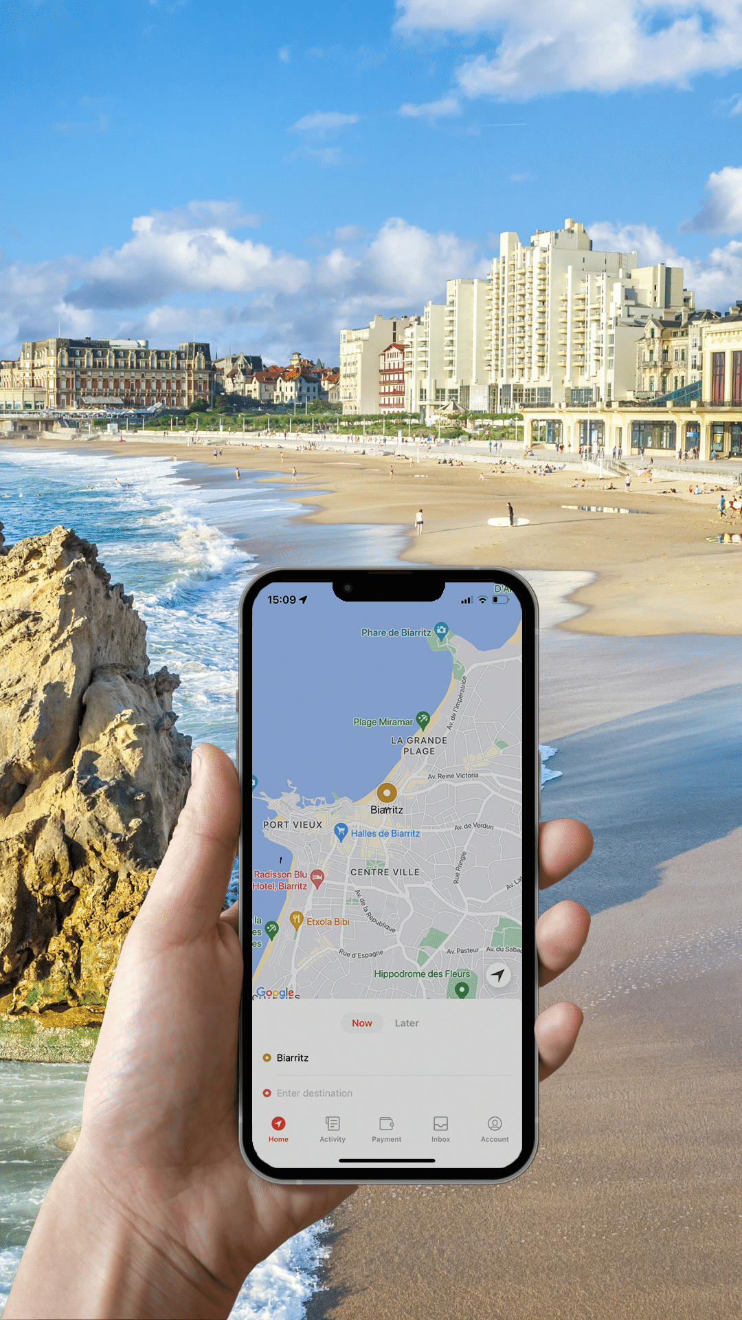 application yuse Biarritz